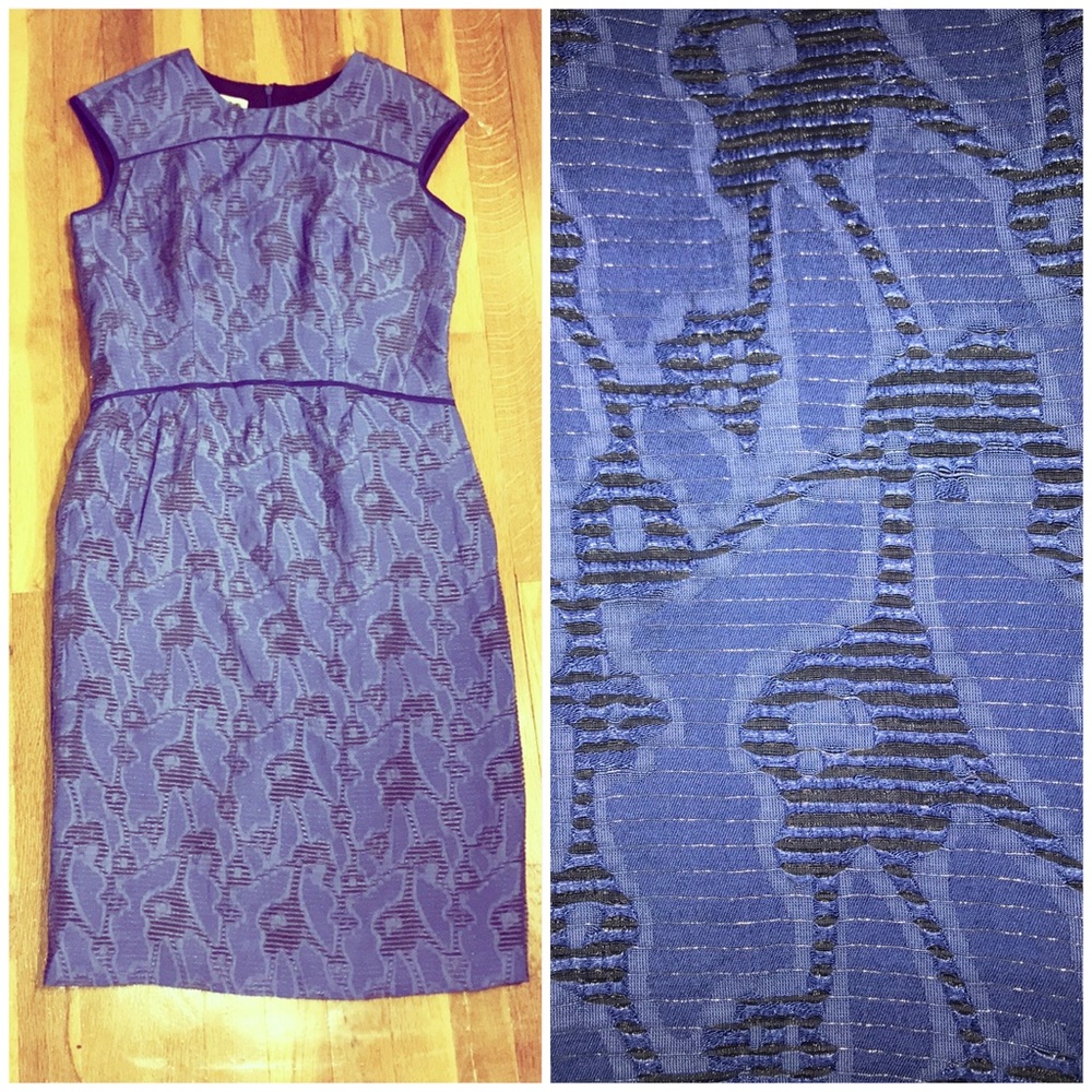 NWOT Anne Klein Blue Lace Dress